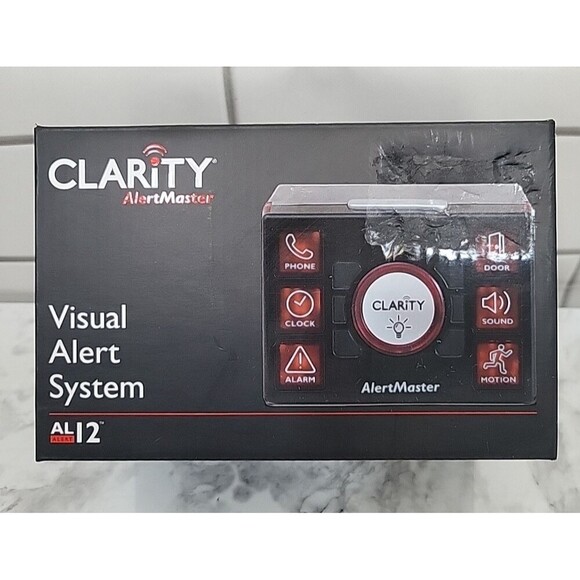 Clarity Alert Master Visual Alert System w/ Built in Lamp Flasher Doorbell AL12 - Picture 1 of 6